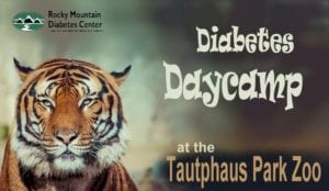 Photo of a zoo animal promoting diabetes day camp at Tautphaus Park.
